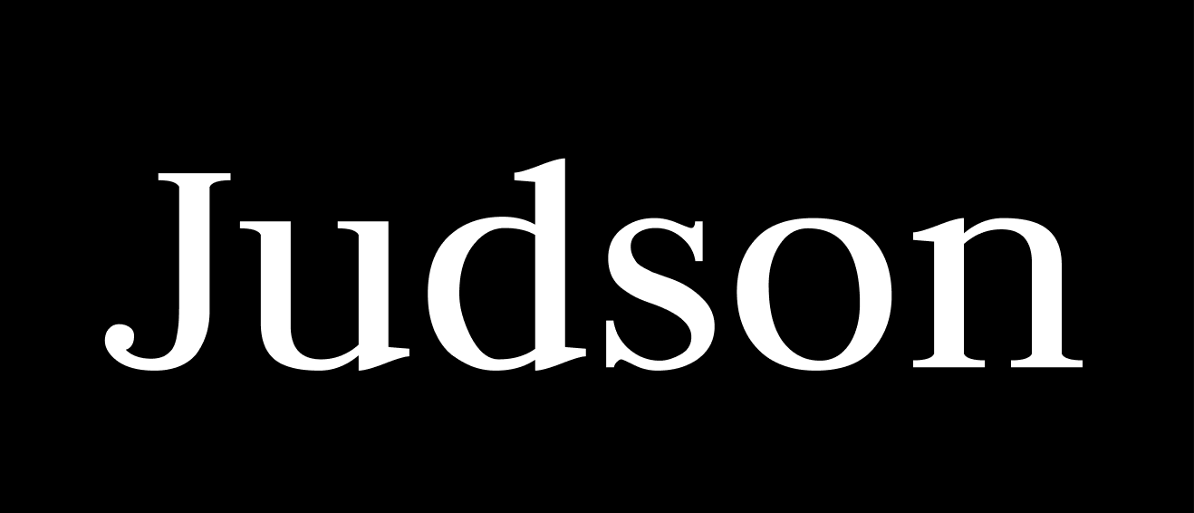 Judson typeface specimen