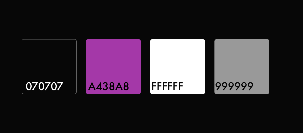 Tunea color palette
